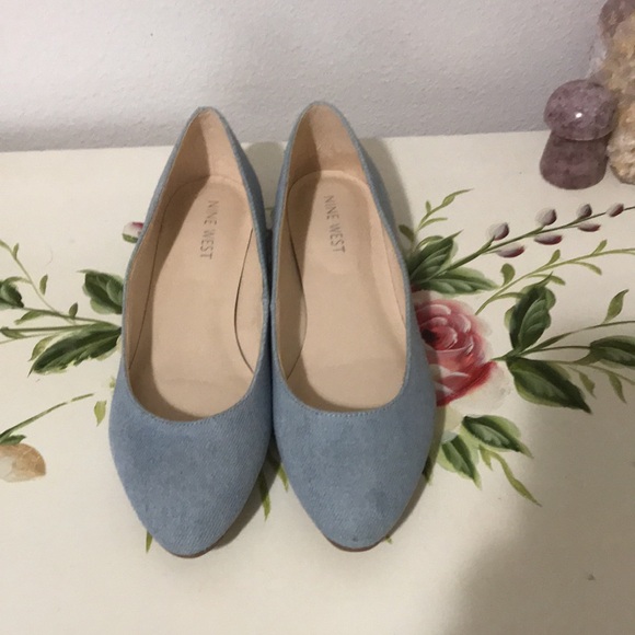 Nine West denim flats - Picture 2 of 4